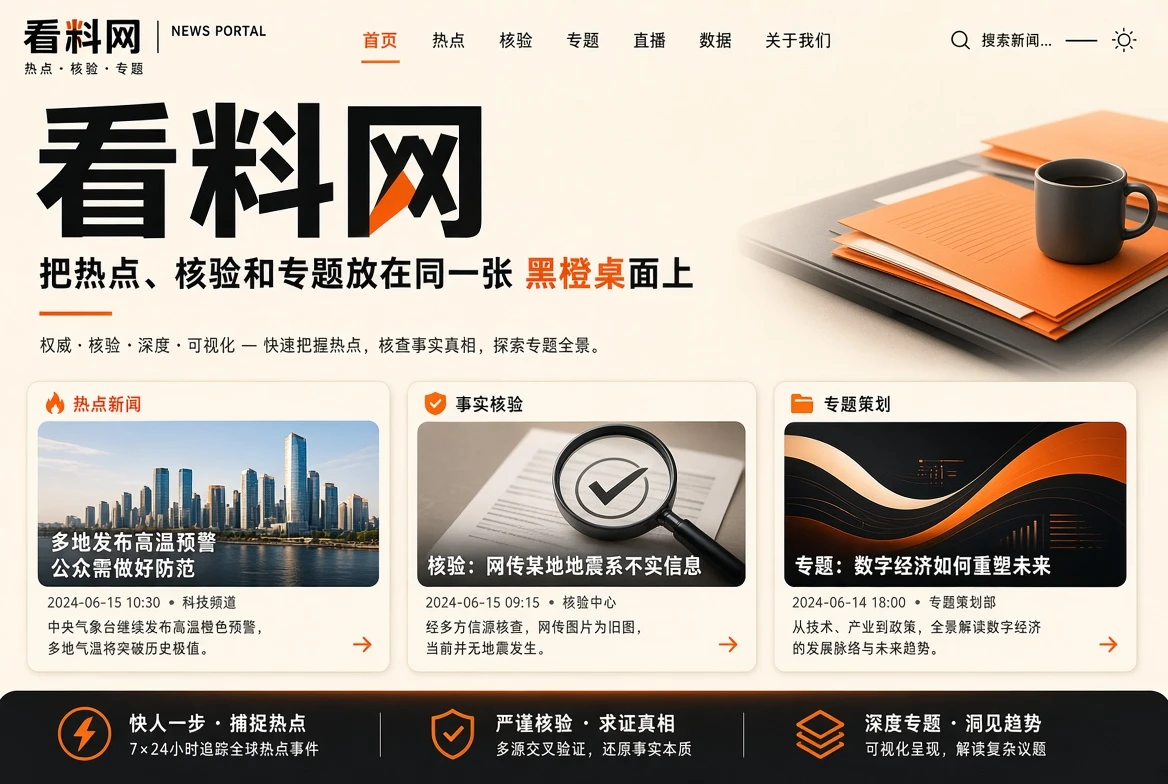 看料网头版封面